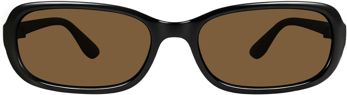 Sunglasses for Women 90s Small Narrow Lightweight Shades | UV Protection Retro Cute Sun Glasses Slim Sleek