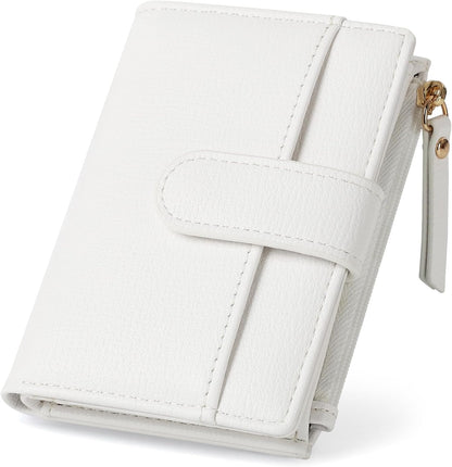 Wallet For Women RFID Blocking Soft Leather Bifold Compact Card Holder