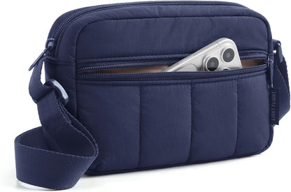 Mini Crossbody Bags for Women Travel Purse. Cross Body Bag with Pockets | Puffer Shoulder Hobo Purse