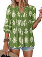 Button Down Shirts. V Neck. Tie Front. 3/4 Sleeve. Business Casual Tops. Loose Fit. Babydoll Peplum Blouses. Fashion Clothing