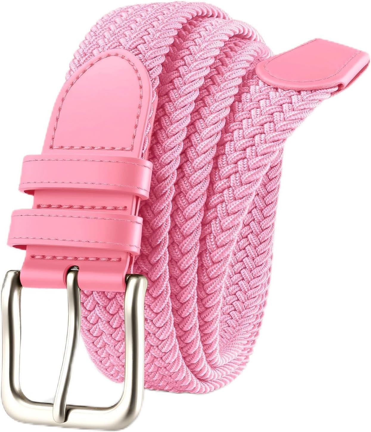Men's Belt Braided Stretch Belt for Men Golf Pants Casual Jeans