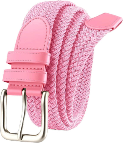 Men's Belt Braided Stretch Belt for Men Golf Pants Casual Jeans