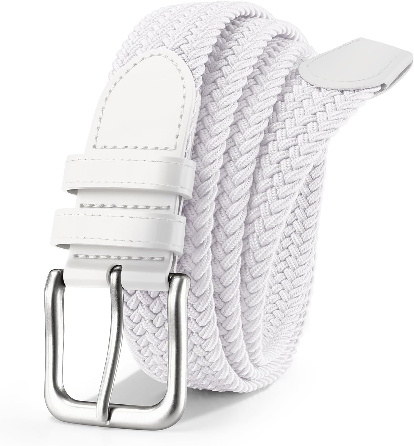 Men's Belt Braided Stretch Belt for Men Golf Pants Casual Jeans