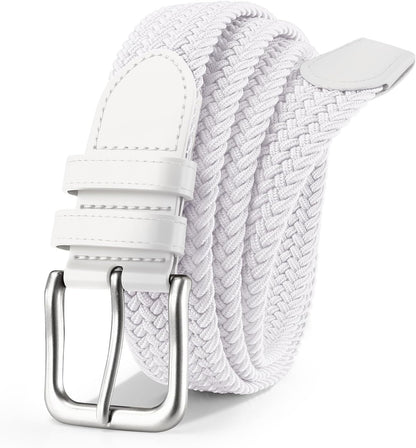 Men's Belt Braided Stretch Belt for Men Golf Pants Casual Jeans