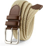 Men's Belt Braided Stretch Belt for Men Golf Pants Casual Jeans
