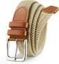 Men's Belt Braided Stretch Belt for Men Golf Pants Casual Jeans