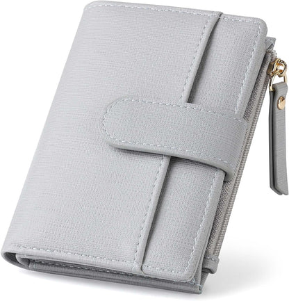 Wallet For Women RFID Blocking Soft Leather Bifold Compact Card Holder