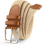 Men's Belt Braided Stretch Belt for Men Golf Pants Casual Jeans
