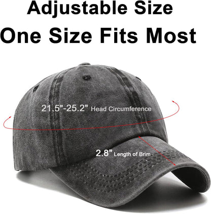Adjustable & Cotton Made. Unconstructed Plain Cap