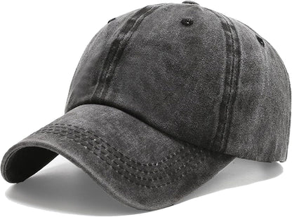 Adjustable & Cotton Made. Unconstructed Plain Cap