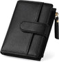 Wallet For Women RFID Blocking Soft Leather Bifold Compact Card Holder