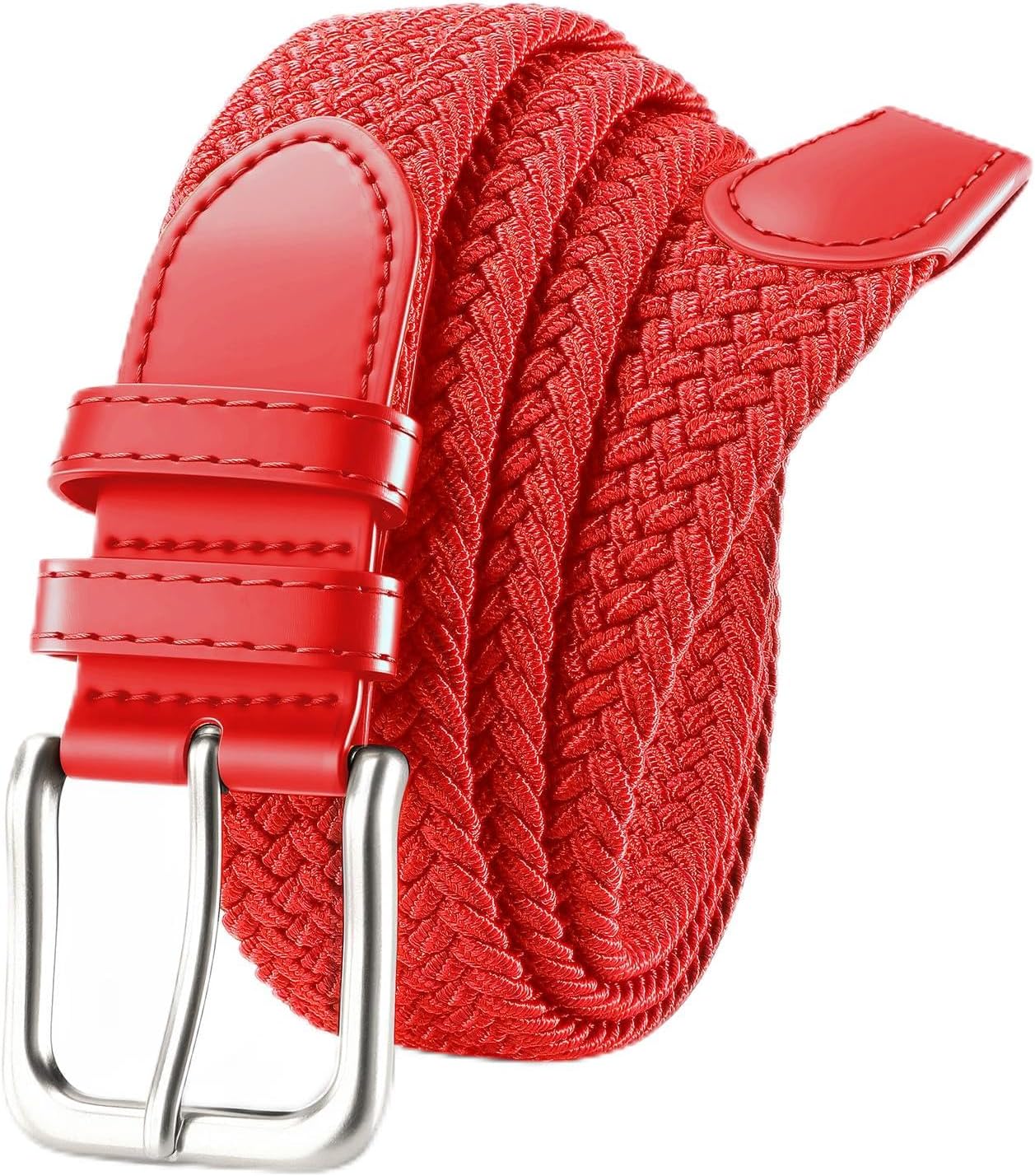 Men's Belt Braided Stretch Belt for Men Golf Pants Casual Jeans