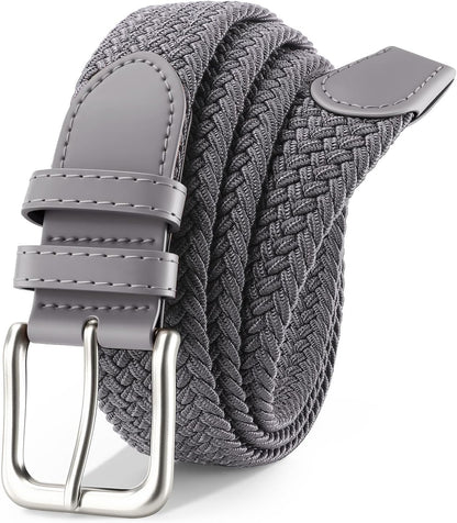 Men's Belt Braided Stretch Belt for Men Golf Pants Casual Jeans