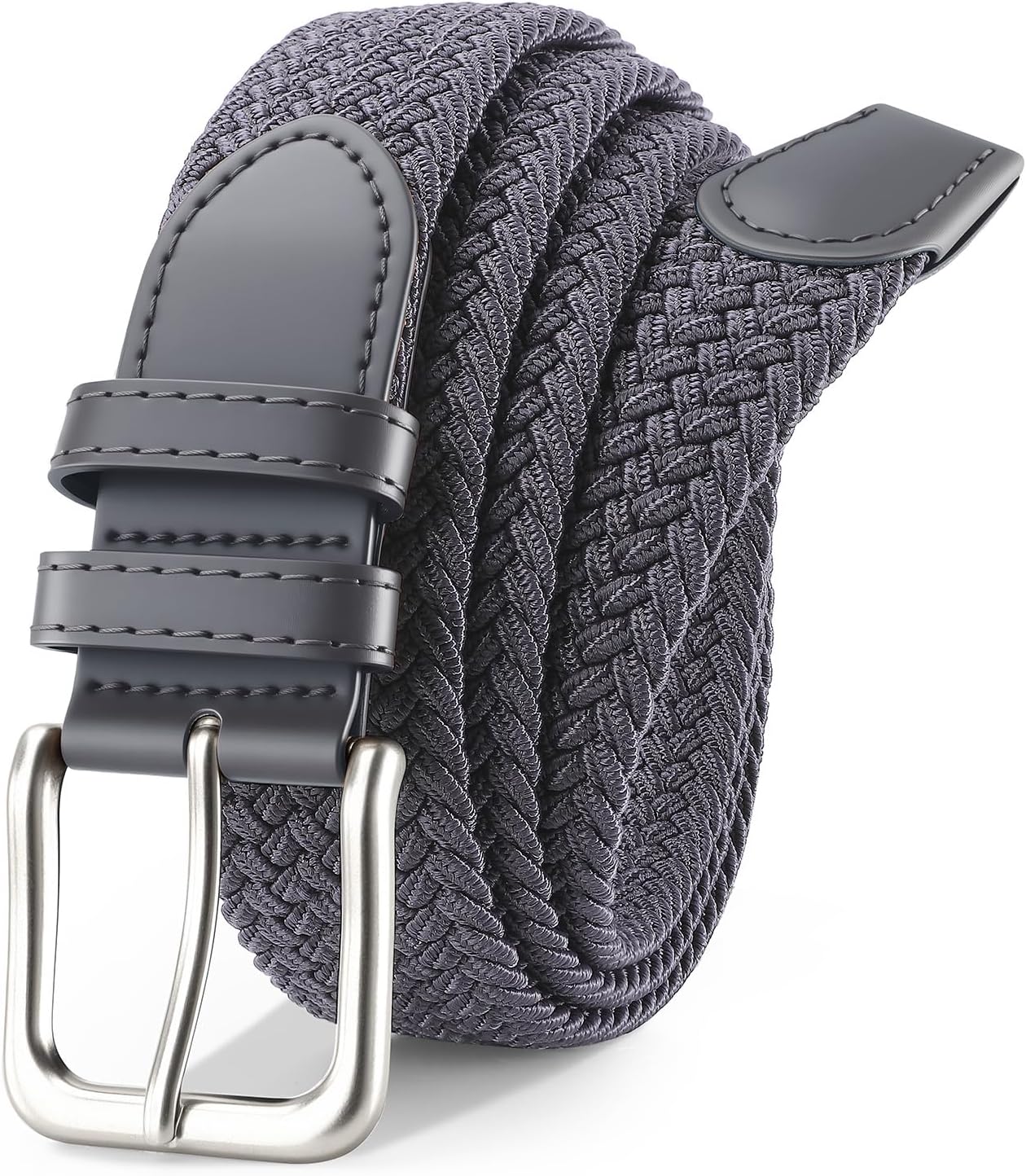 Men's Belt Braided Stretch Belt for Men Golf Pants Casual Jeans