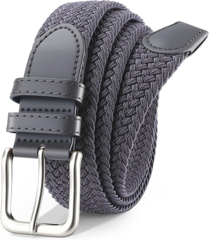 Men's Belt Braided Stretch Belt for Men Golf Pants Casual Jeans