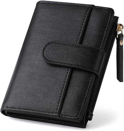 Wallet For Women RFID Blocking Soft Leather Bifold Compact Card Holder
